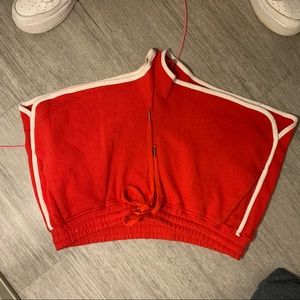 Red sleep shorts
